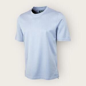 Bobby Jones Signature Cotton Knit Short-Sleeve Cabana Tee Shirt